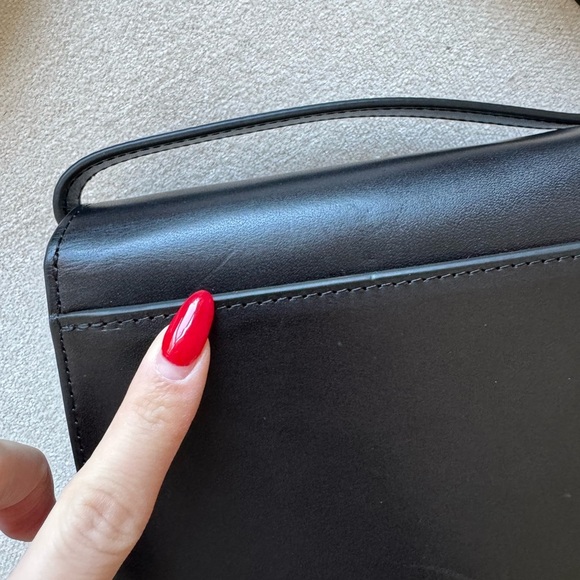 SOLD OUT NWT Loeffler Randall Desi Black Leather Crossbody - Picture 8 of 8